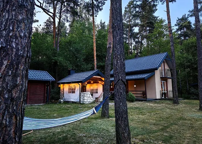 Kajaki Wino I Spiew - Domek Z Sauna W Otoczeniu Lasow I Sasiedztwie Zalewu