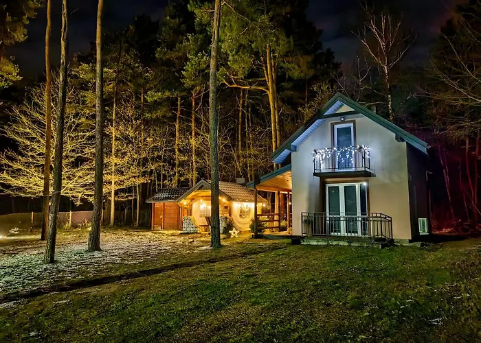 Kajaki Wino I Spiew - Domek Z Sauna W Otoczeniu Lasow I Sasiedztwie Zalewu